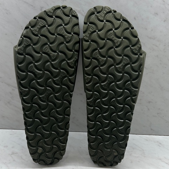Birkenstock Madrid Essentials Dark Green Slide Sandals Women’s Size 8 (39) - Picture 3 of 5